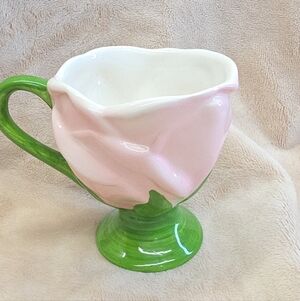 Pink Ceramic Tulip Coffee/Tea Cup by Teleflora